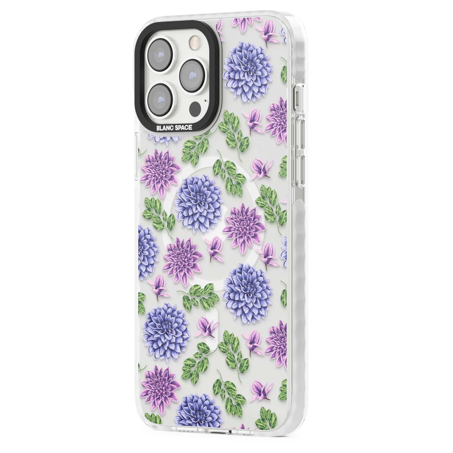 Purple Dahlias Floral