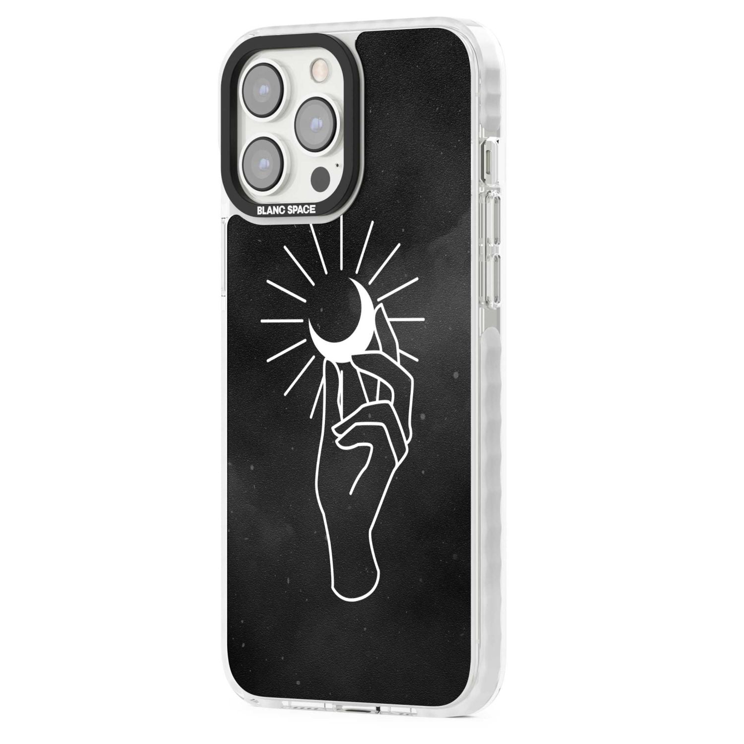 Hand Holding Celestial Moon