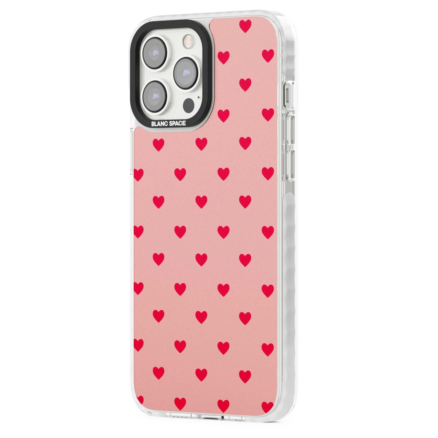 Small Heart Pattern: Red & Pink