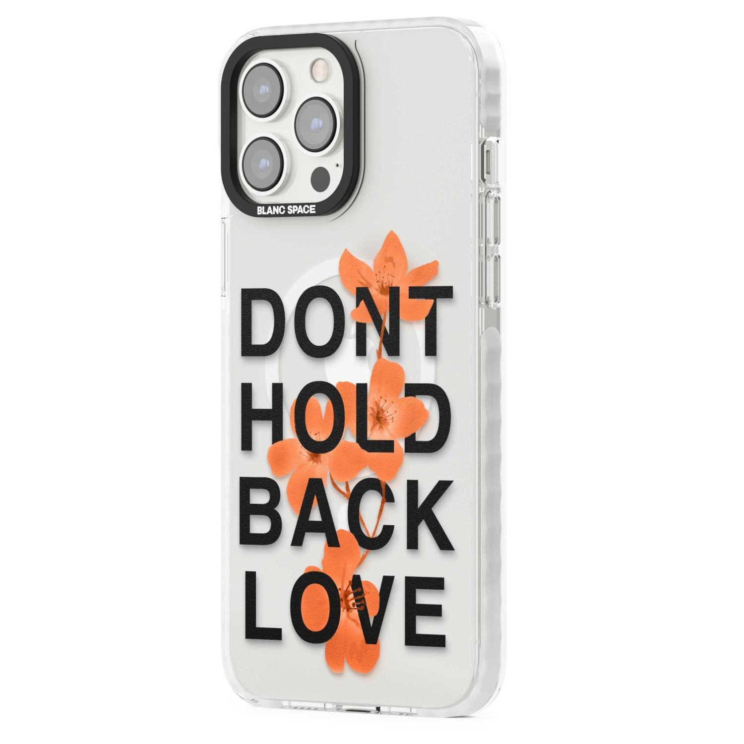 Don'T Hold Back Love Orange & Black