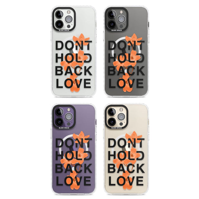 Don't Hold Back Love - Orange & Black