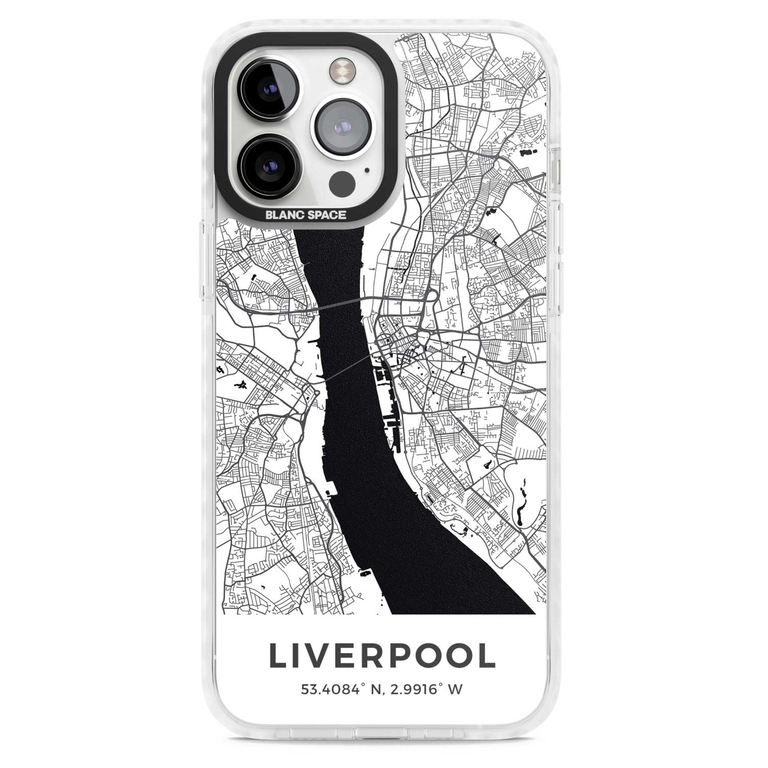 Map of Liverpool, England