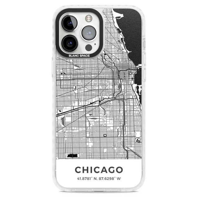 Map of Chicago, Illinois