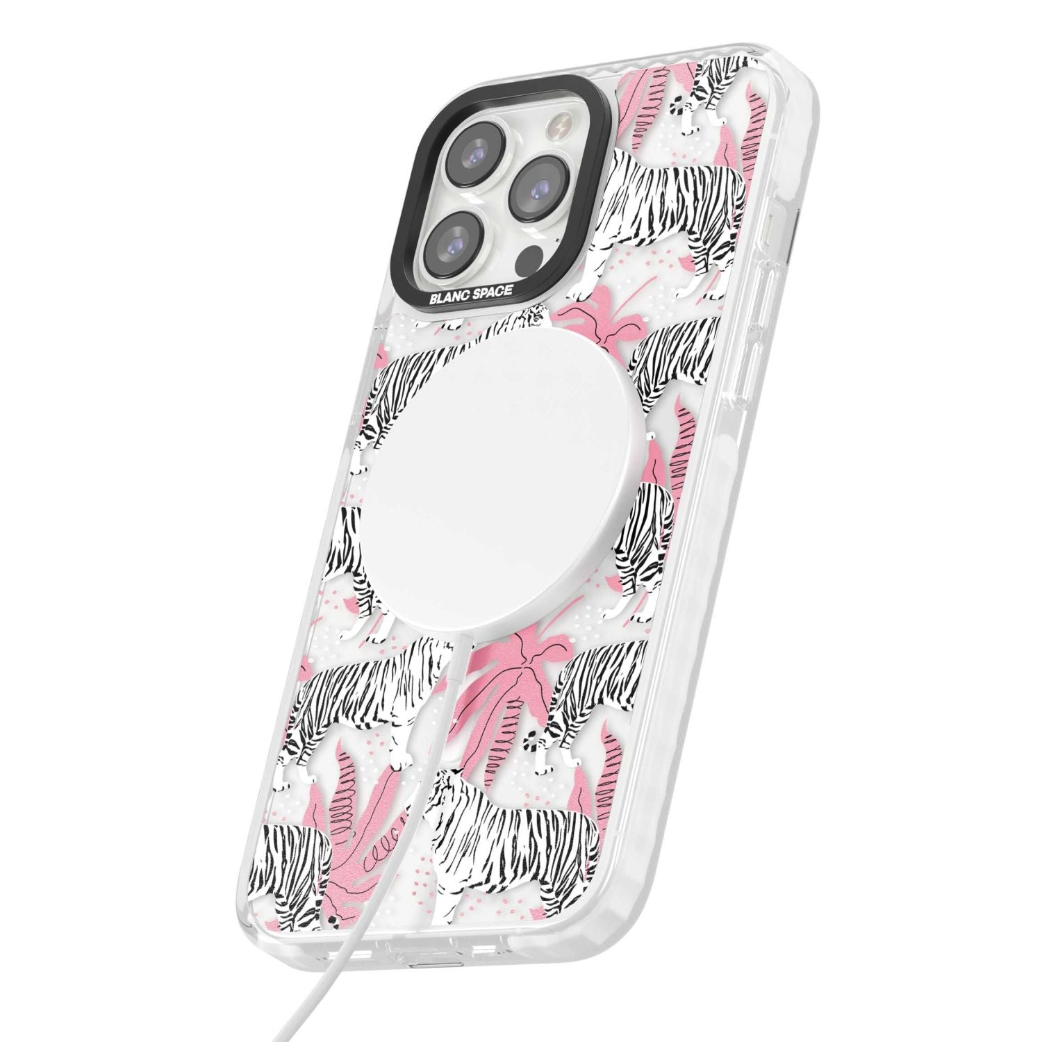 Pink & White Tropical Tigers