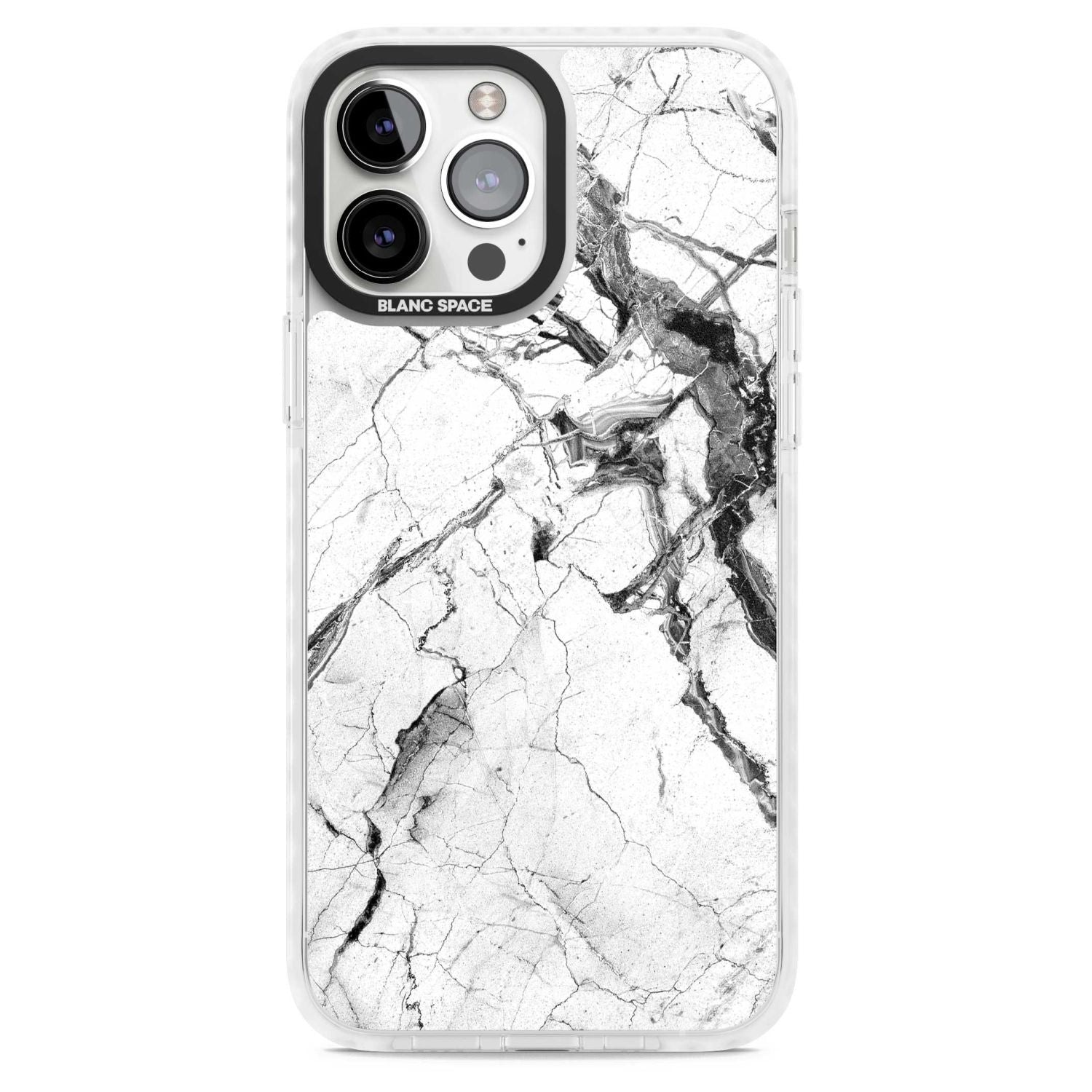 Black & White Stormy Marble