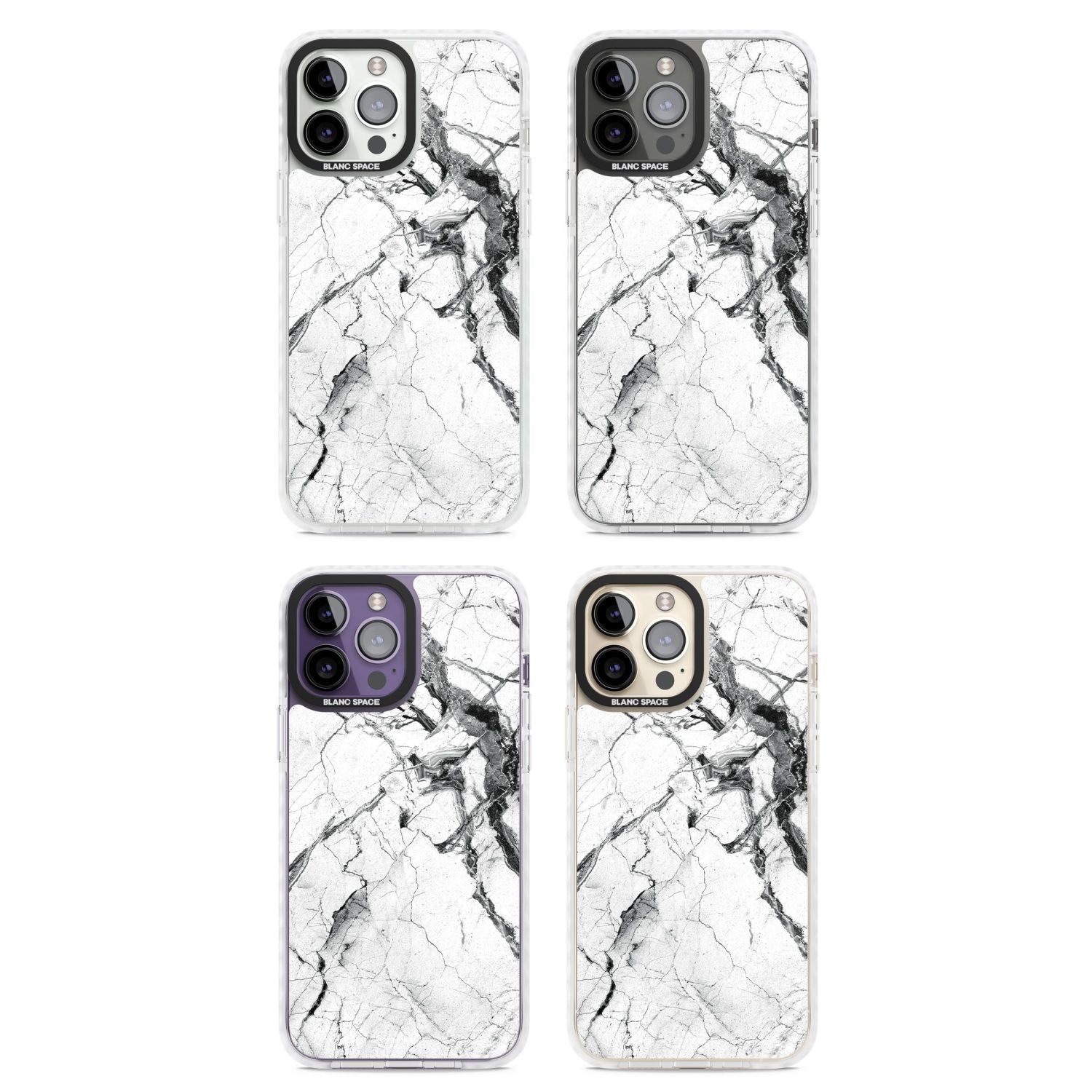 Black & White Stormy Marble