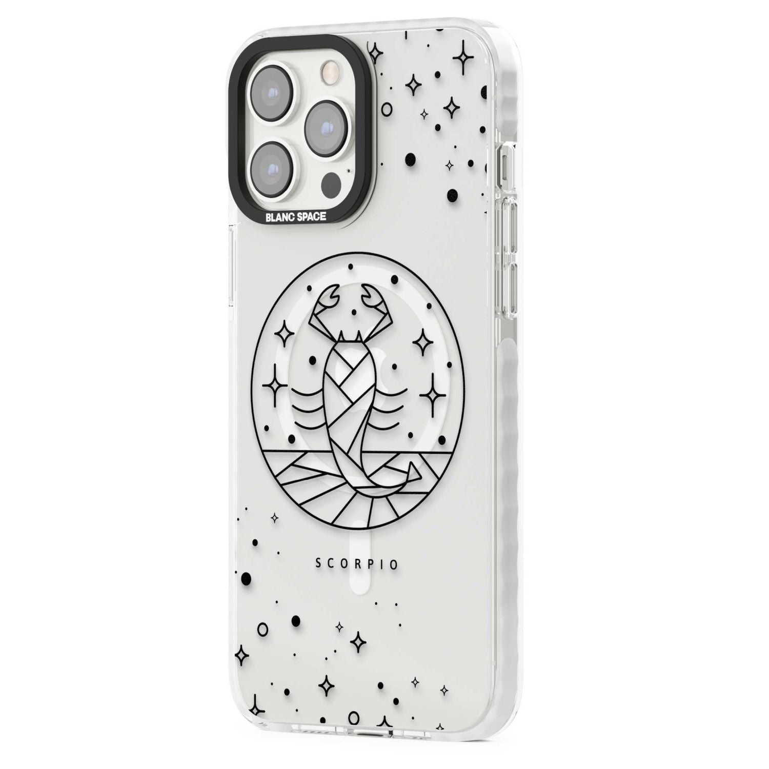 Scorpio Emblem Cosmic Design