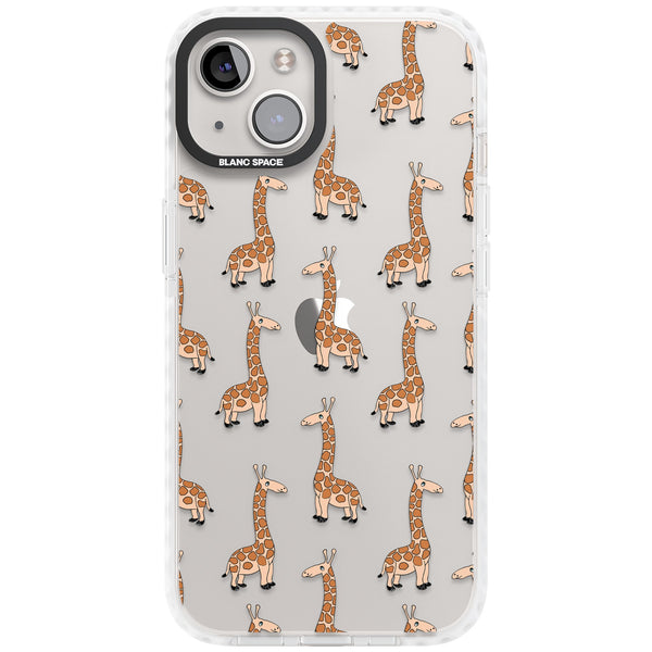 Cute Giraffe Pattern Clear