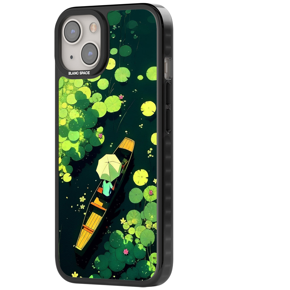 Jade Waters iPhone 12 / 12 Pro / iPhone 13 / iPhone 14 / iPhone 14 Plus / iPhone 15 / iPhone 15 Plus Impact Black Phone Case side