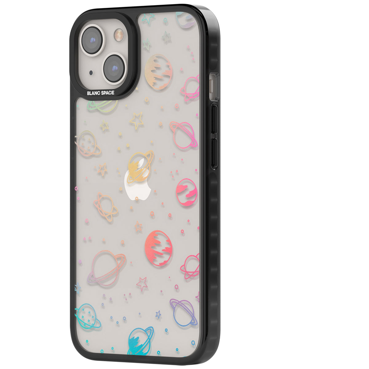 Pastel Cosmos iPhone 12 / 12 Pro / iPhone 13 / iPhone 14 / iPhone 14 Plus / iPhone 15 / iPhone 15 Plus Impact Black Phone Case side