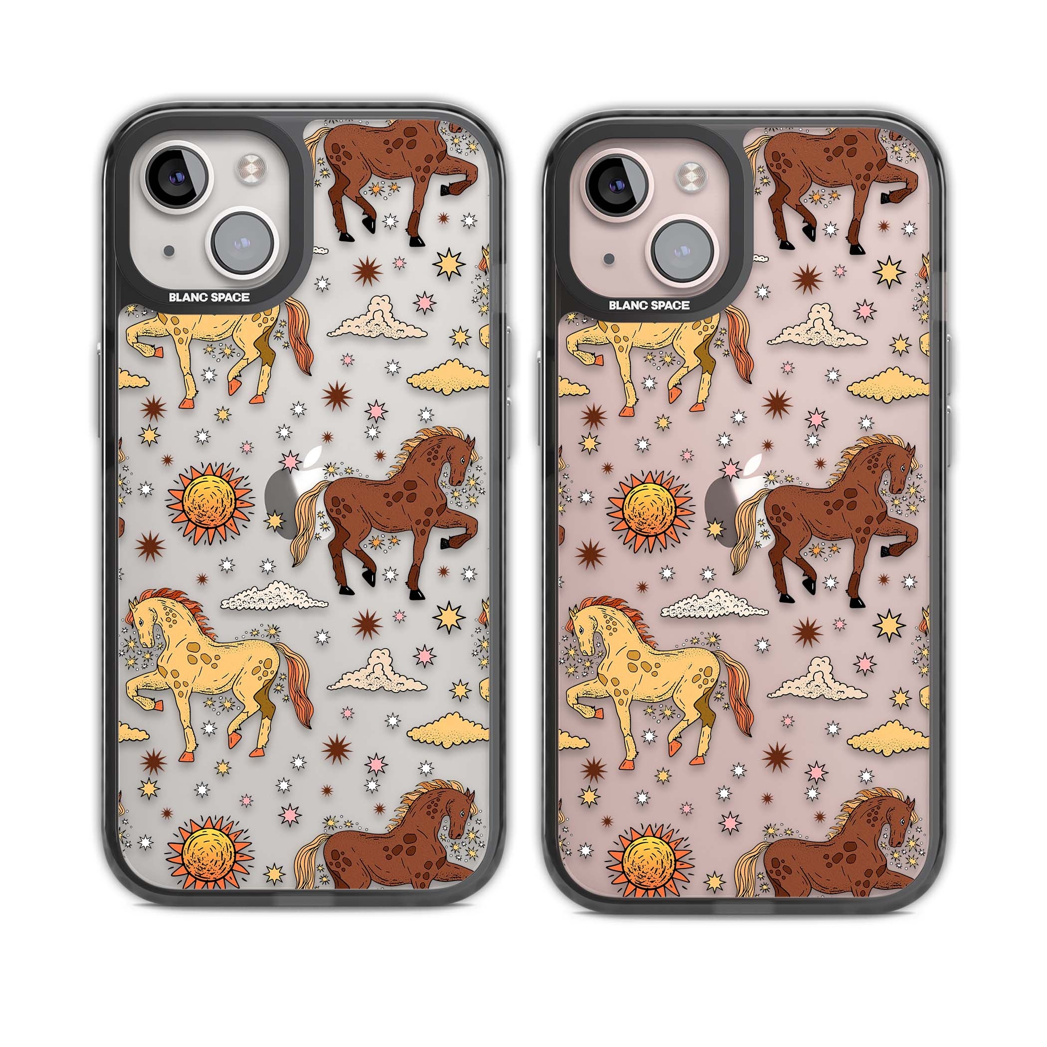 Elevate Your Phone'S Style With This Boho Celestial Sun & Eye Phone Case, Featuring A Mystical Blend Of Suns, All-Seeing Eyes, Butterflies, Stars, And
