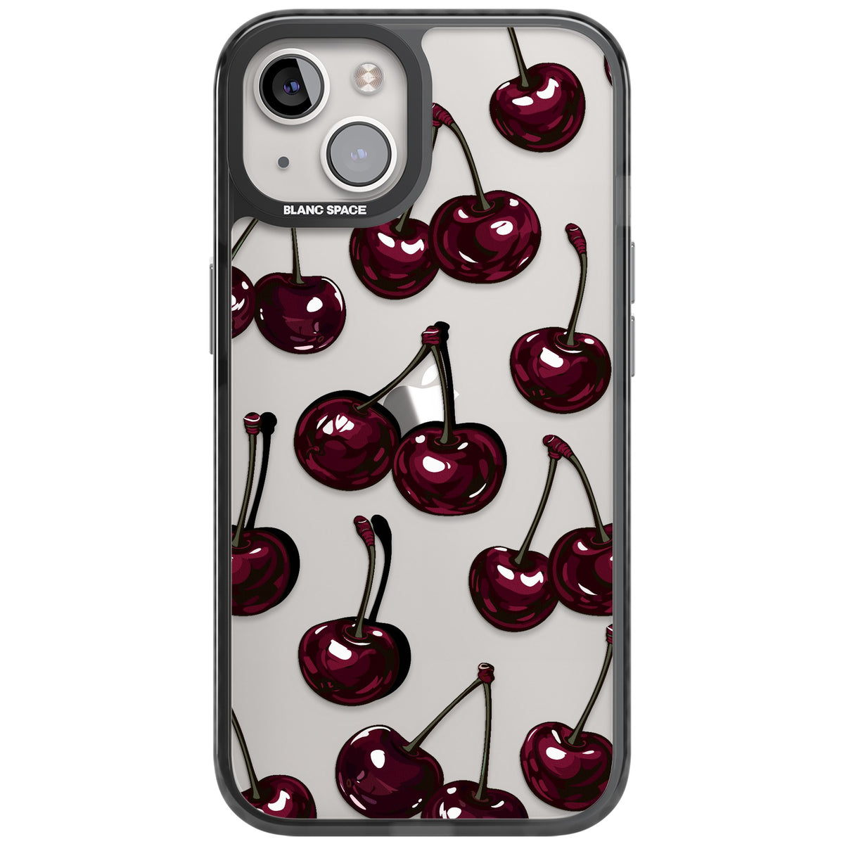 Cherry Wine iPhone 12 / 12 Pro / iPhone 13 / iPhone 14 / iPhone 14 Plus / iPhone 15 / iPhone 15 Plus Impact Black Phone Case front