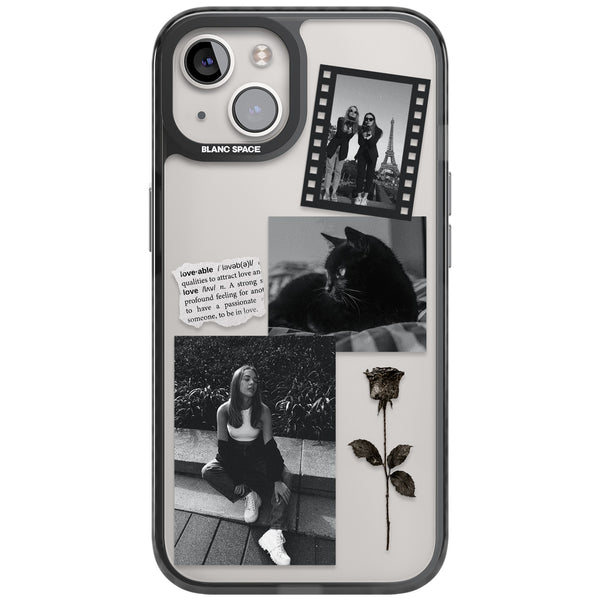 Personalised Black & White Scrapbook Photos