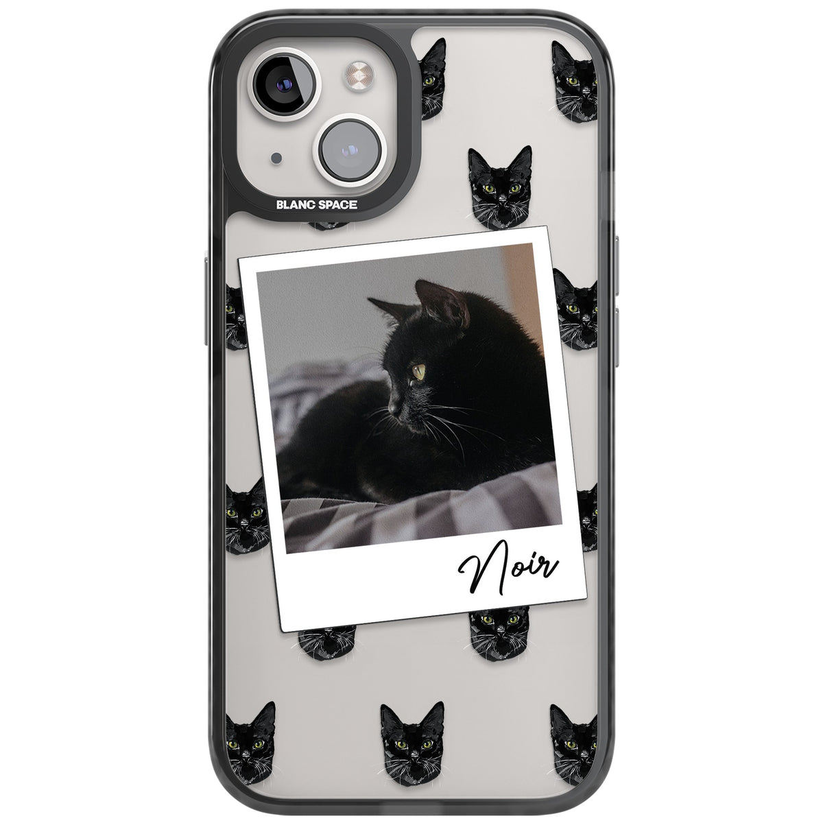 Personalised Bombay Cat Photo iPhone 12 / 12 Pro / iPhone 13 / iPhone 14 / iPhone 14 Plus / iPhone 15 / iPhone 15 Plus Impact Black Phone Case front