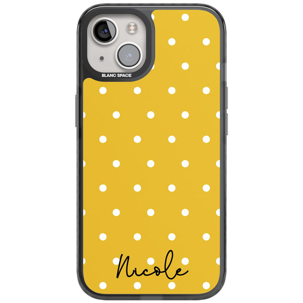 Personalised Yellow Polka Dot