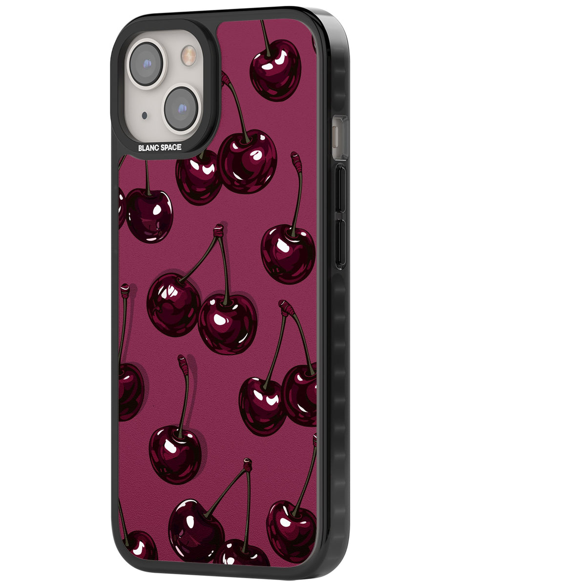 Cherry Soda iPhone 12 / 12 Pro / iPhone 13 / iPhone 14 / iPhone 14 Plus / iPhone 15 / iPhone 15 Plus Impact Black Phone Case side