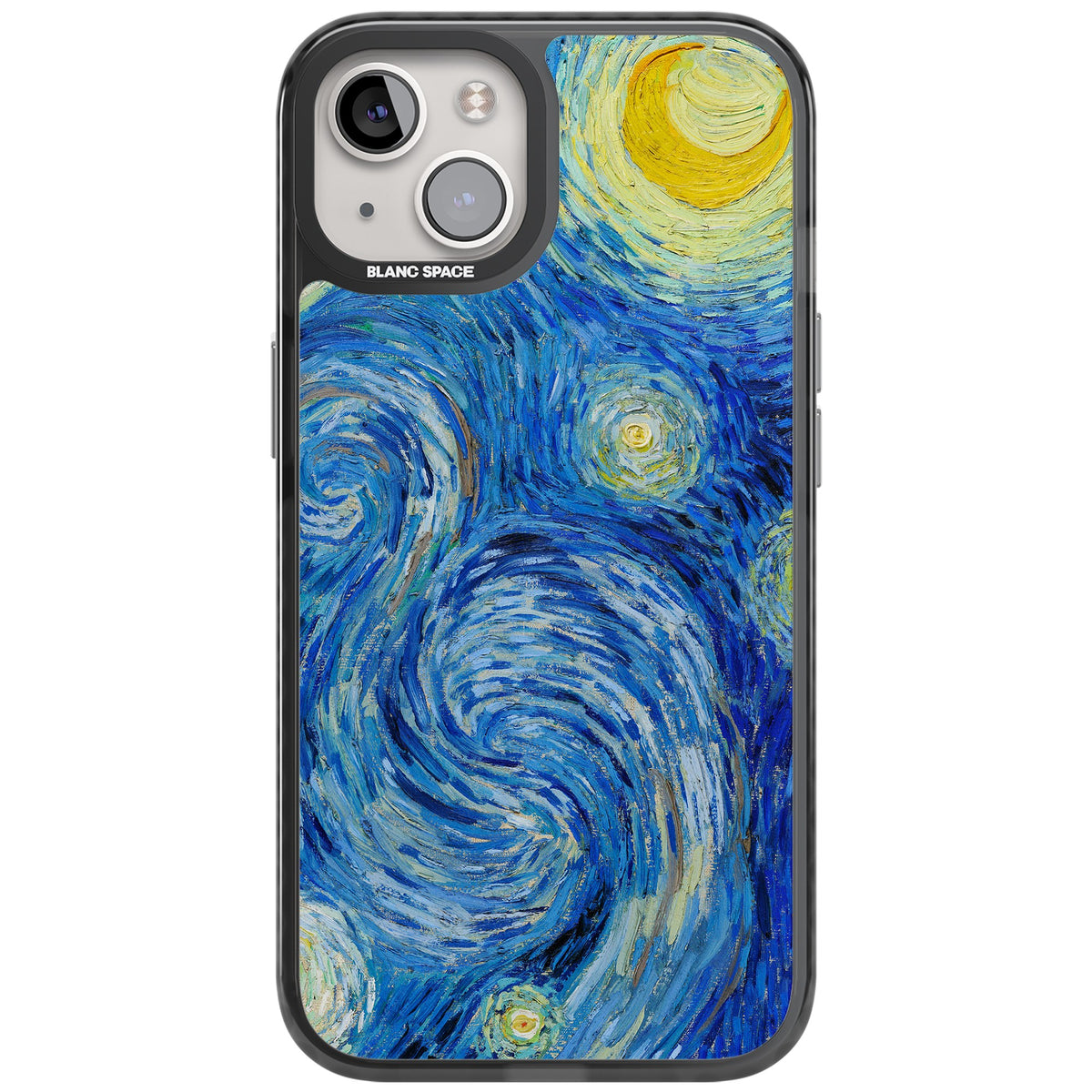 The Starry Night By Vincent Van Gogh iPhone 12 / 12 Pro / iPhone 13 / iPhone 14 / iPhone 14 Plus / iPhone 15 / iPhone 15 Plus Impact Black Phone Case front