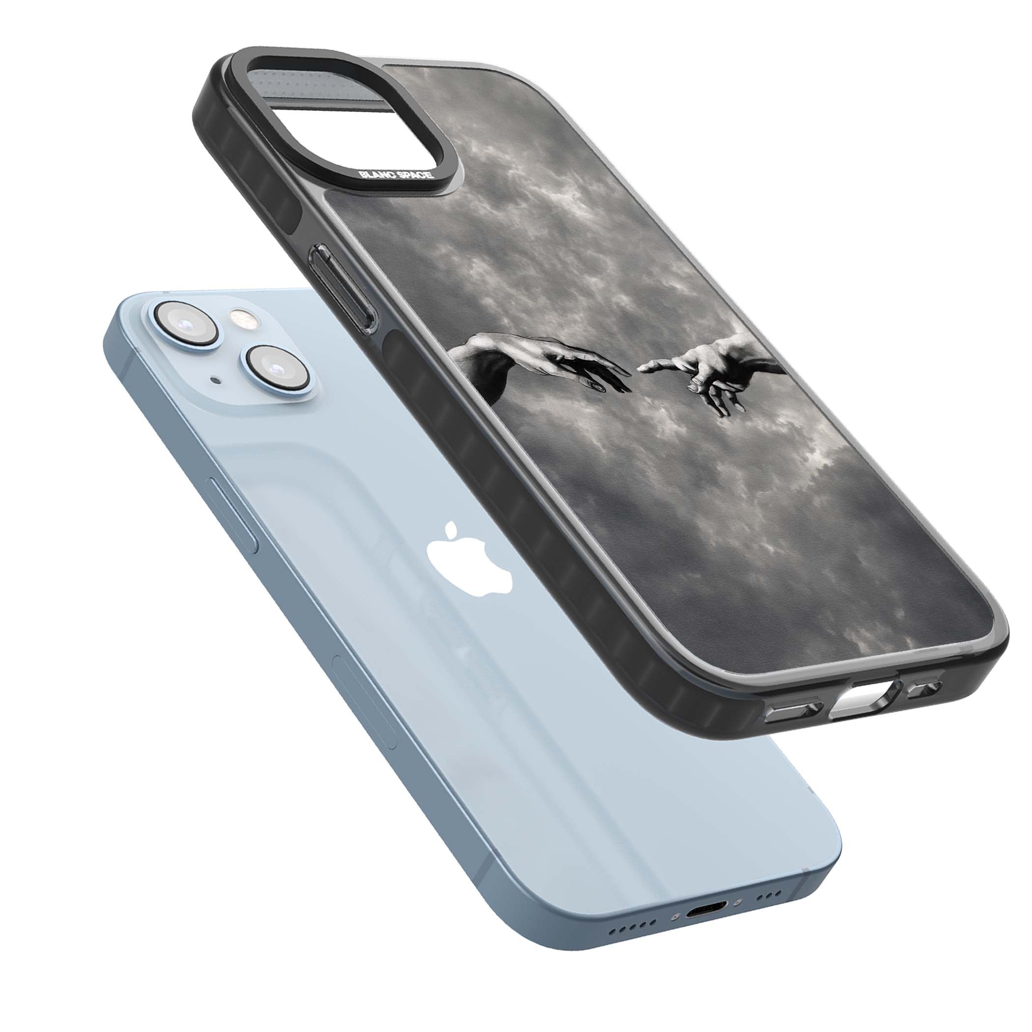Creation art iPhone case | Black Impact case for iPhone 13, iPhone 14, iPhone 15