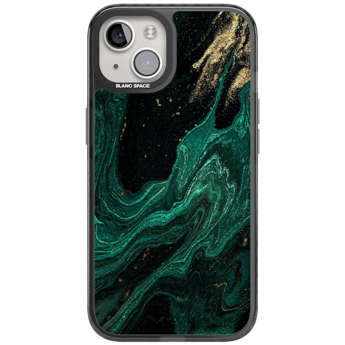Emerald Lagoon iPhone 12 / 12 Pro / iPhone 13 / iPhone 14 / iPhone 14 Plus / iPhone 15 / iPhone 15 Plus Impact Black Phone Case front