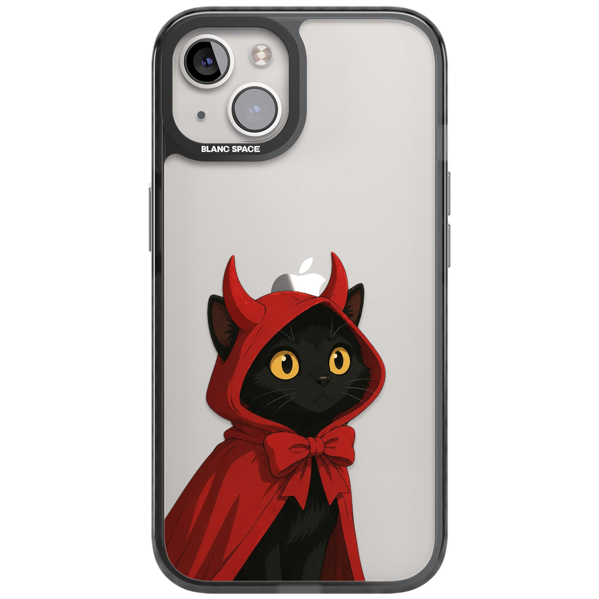 Little Devil iPhone 12 / 12 Pro / iPhone 13 / iPhone 14 / iPhone 14 Plus / iPhone 15 / iPhone 15 Plus Impact Black Phone Case front