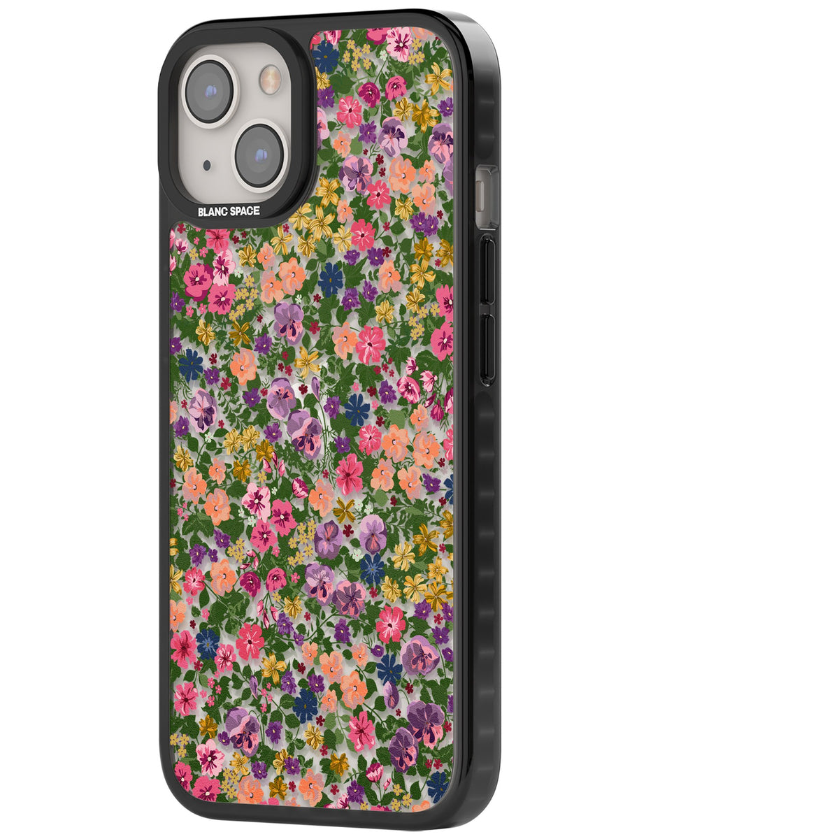 Lake Como Meadow iPhone 12 / 12 Pro / iPhone 13 / iPhone 14 / iPhone 14 Plus / iPhone 15 / iPhone 15 Plus Impact Black Phone Case side