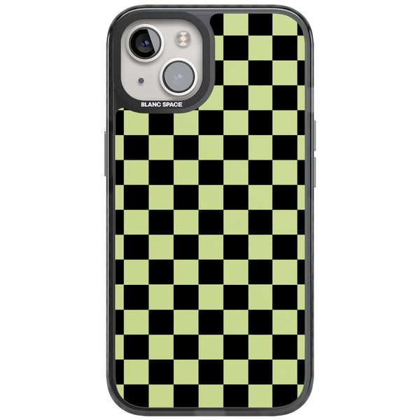 Black & Lime Check