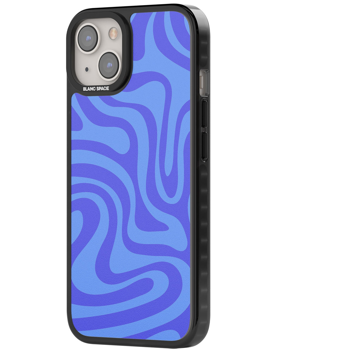 Tranquil Waves iPhone 12 / 12 Pro / iPhone 13 / iPhone 14 / iPhone 14 Plus / iPhone 15 / iPhone 15 Plus Impact Black Phone Case side