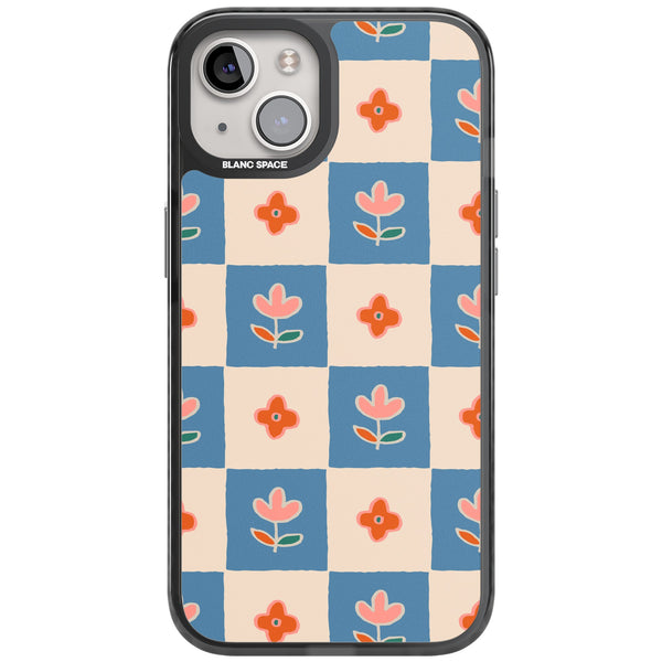 Vintage Bloom Checkered