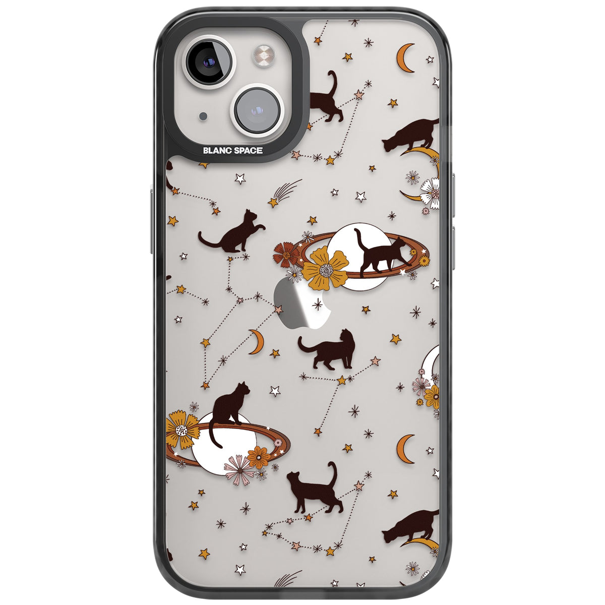 Cats And Astrology iPhone 12 / 12 Pro / iPhone 13 / iPhone 14 / iPhone 14 Plus / iPhone 15 / iPhone 15 Plus Impact Black Phone Case front