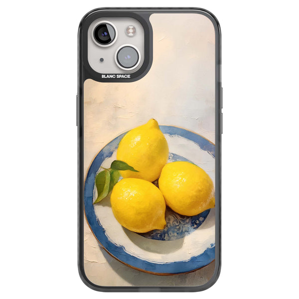 Lemons on Porcelain