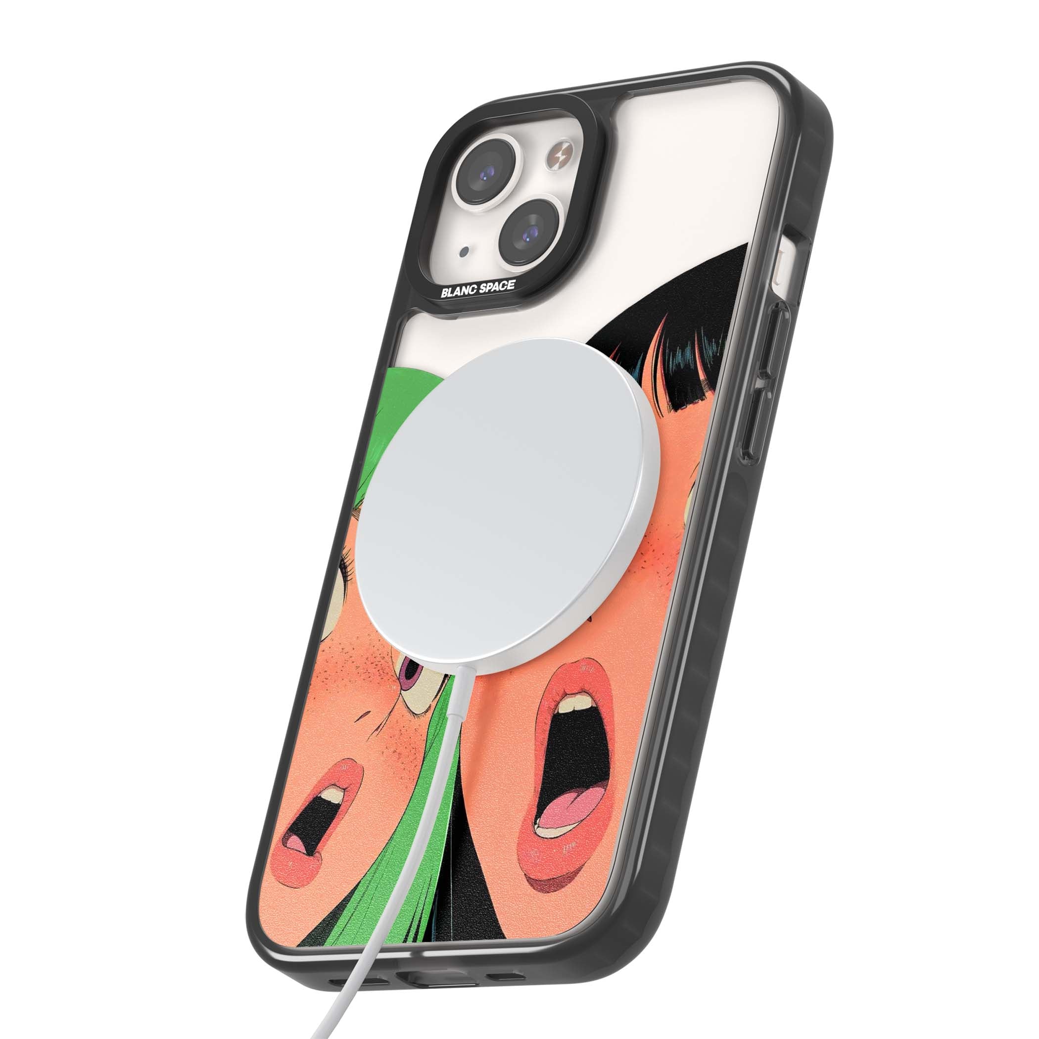 Gasp for her iPhone case | Black Impact Magsafe case for iPhone 13, iPhone 14, iPhone 15