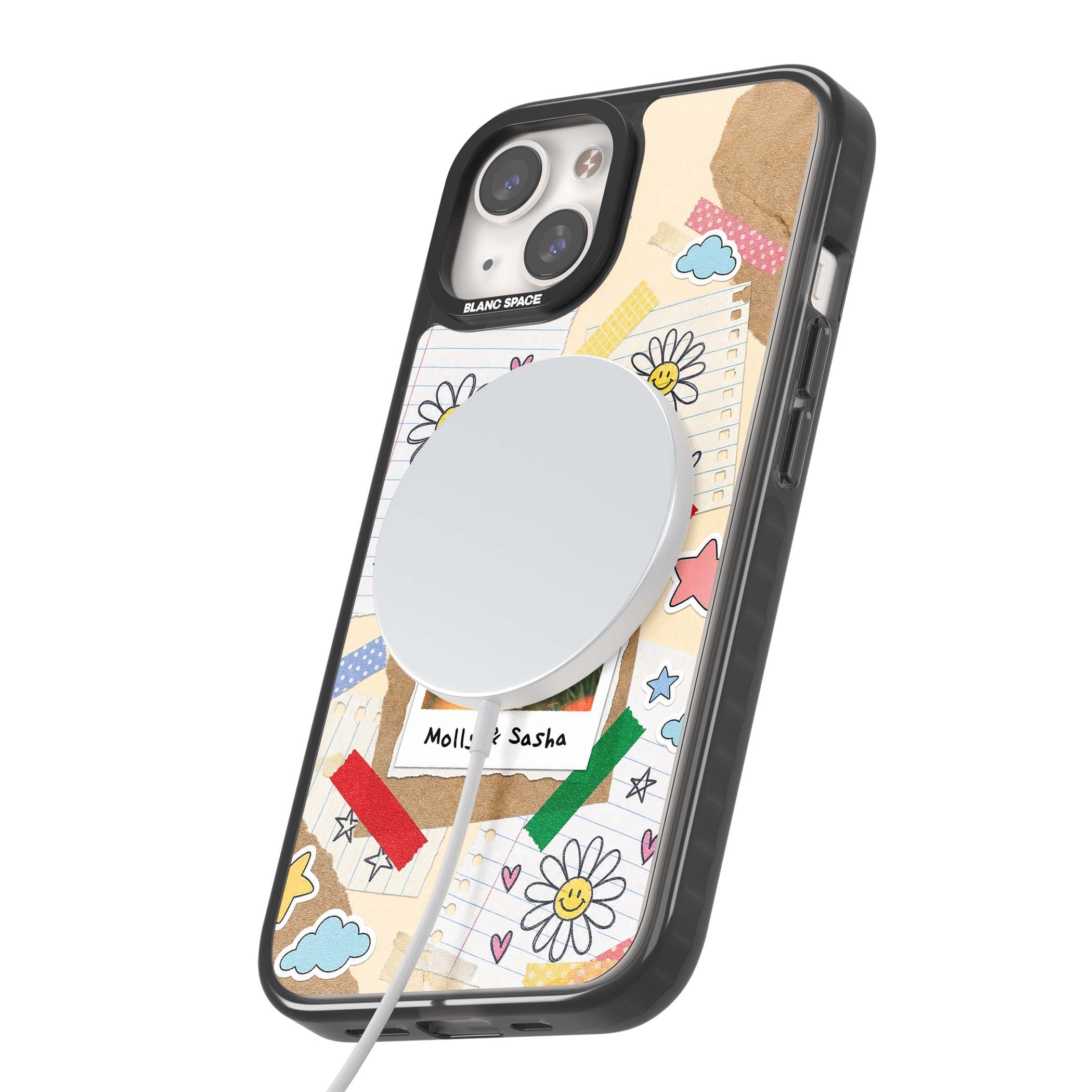 Scrapbook Photo coquette iPhone case | Black Impact Magsafe case for iPhone 13, iPhone 14, iPhone 15
