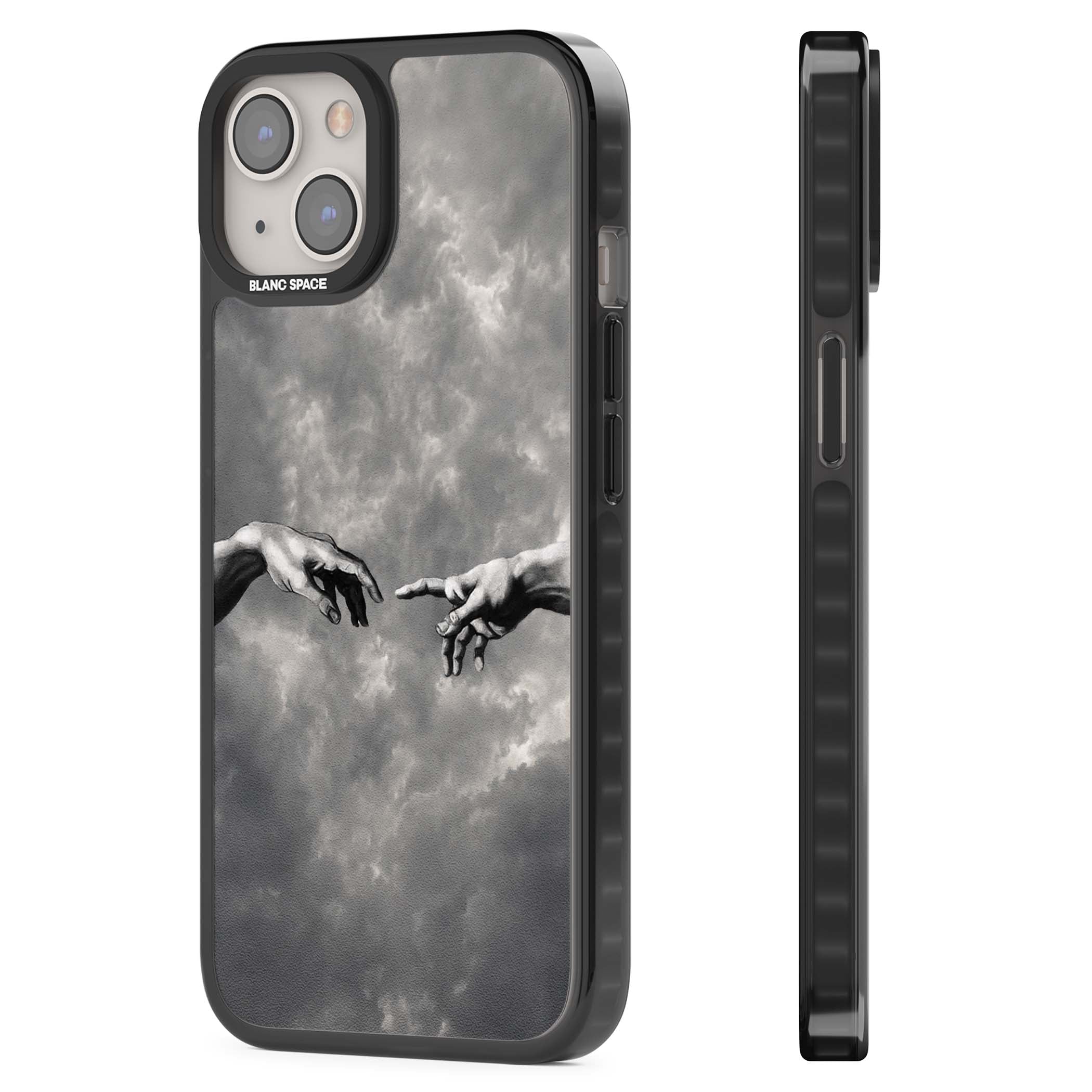 Creation art iPhone case | Black Impact Magsafe case for iPhone 13, iPhone 14, iPhone 15