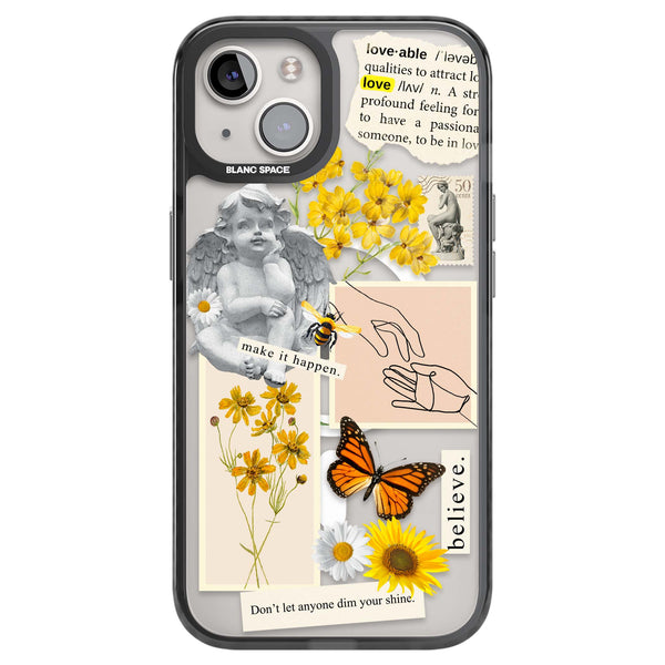 Yellow Wildflower Collage