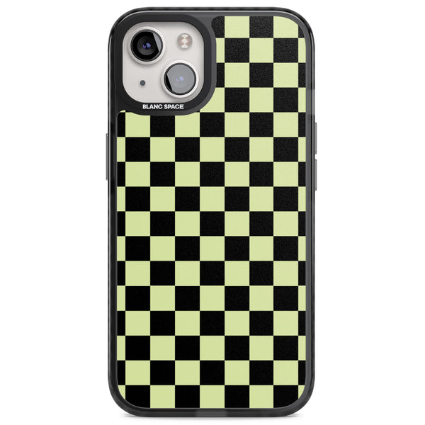 Black & Lime Check
