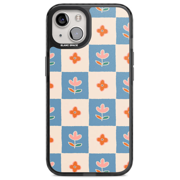 Vintage Bloom Checkered