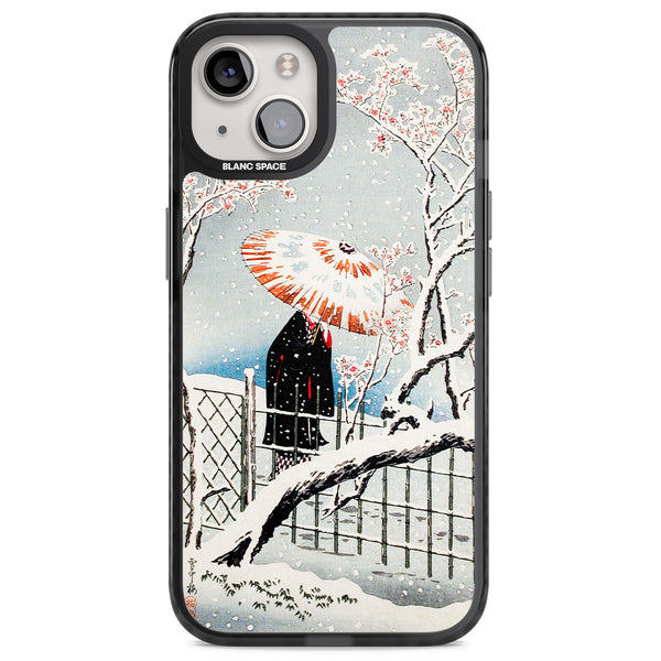 Plum Tree In Snow By Hiroaki Takahashi