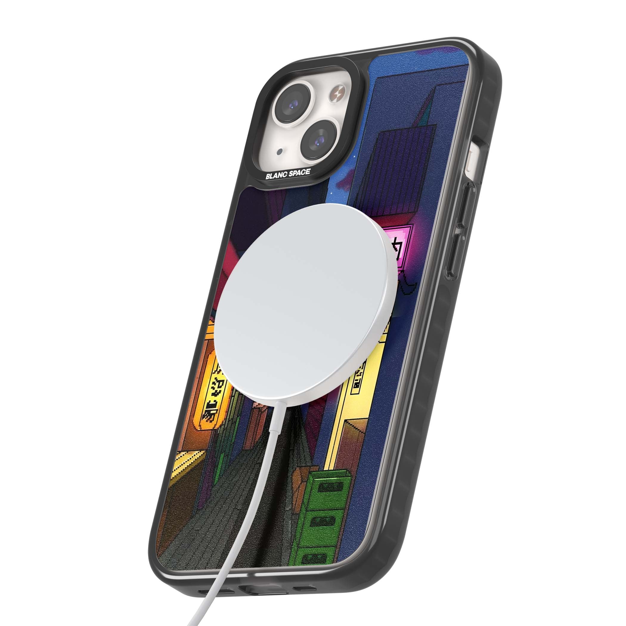 Nights In The Yokocho for him iPhone case | Black Impact Magsafe case for iPhone 13, iPhone 14, iPhone 15