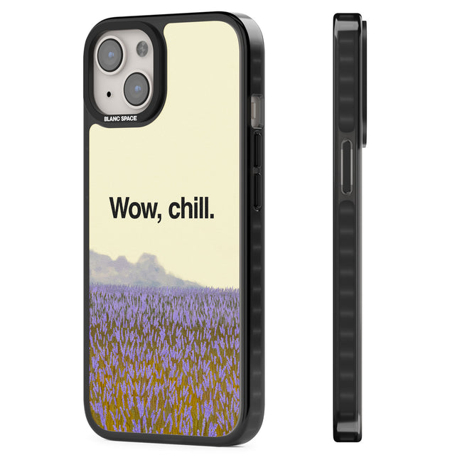 Wow, chill Magsafe Black Impact Phone Case for iPhone 13, iPhone 14, iPhone 15