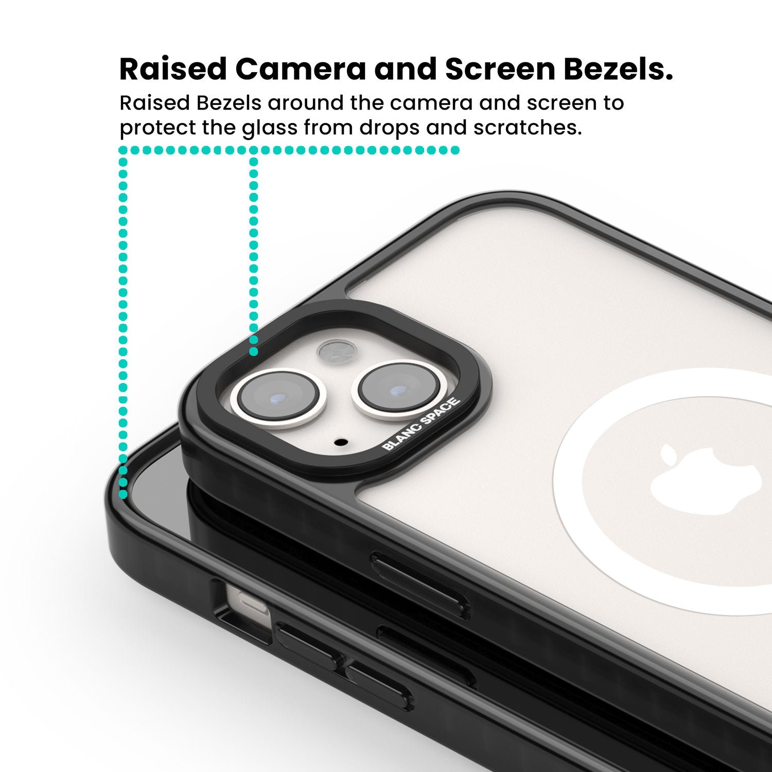Beaded Riviera coquette iPhone case | Black Impact Magsafe case for iPhone 13, iPhone 14, iPhone 15