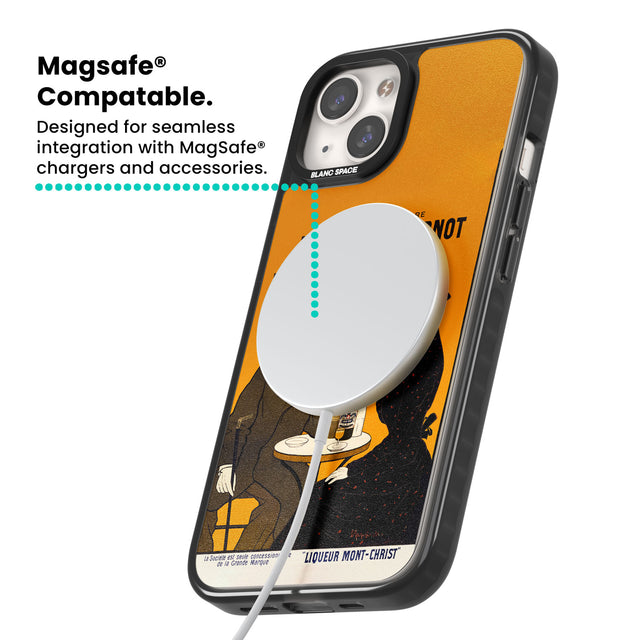 Absinthe, J.Edouard Pernot Poster Magsafe Black Impact Phone Case for iPhone 13, iPhone 14, iPhone 15