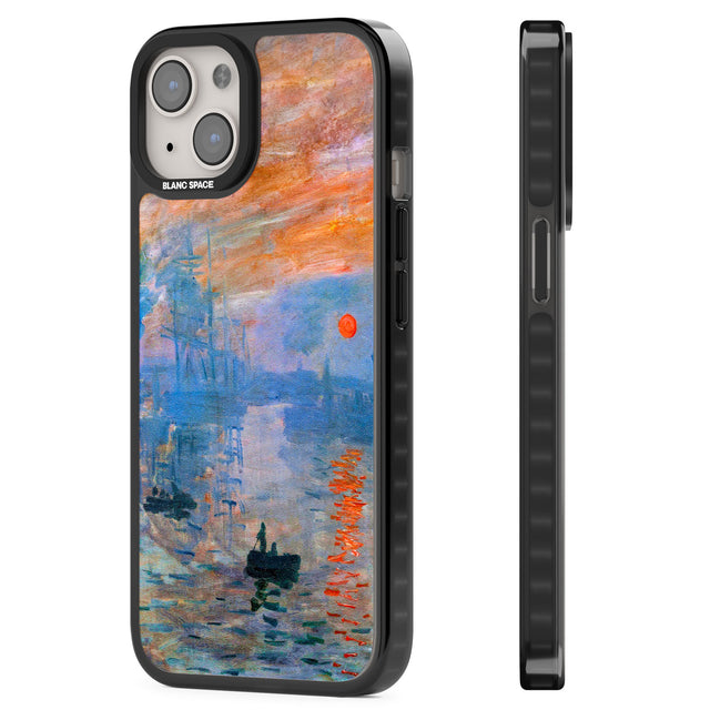 Sunset Harbor Magsafe Black Impact Phone Case for iPhone 13, iPhone 14, iPhone 15