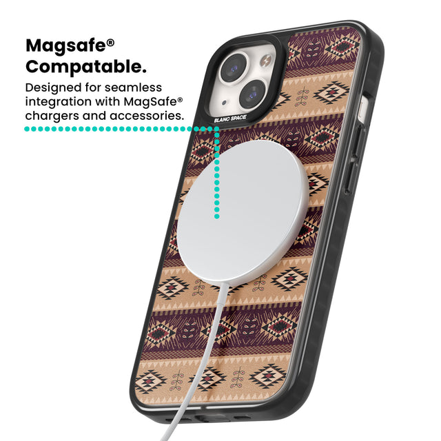 Western Poncho Magsafe Black Impact Phone Case for iPhone 13, iPhone 14, iPhone 15