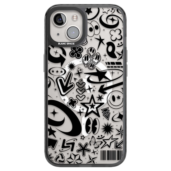 Black Y2K Pattern
