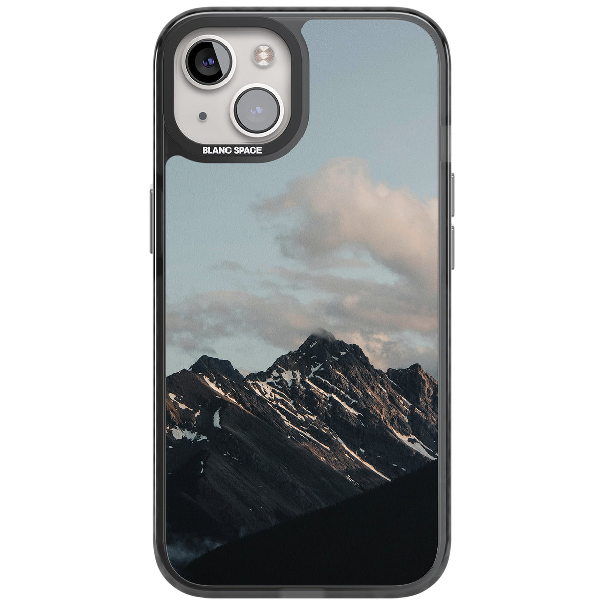 Twilight Mountain iPhone 12 / 12 Pro / iPhone 13 / iPhone 14 / iPhone 14 Plus / iPhone 15 / iPhone 15 Plus Impact Black Phone Case front