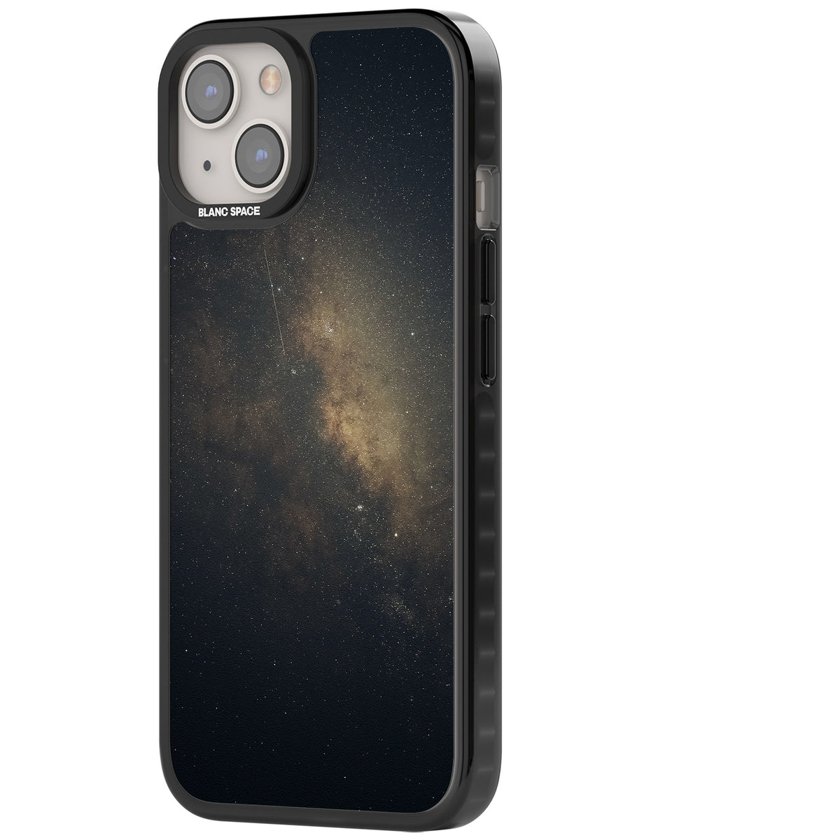 Cosmic Night Sky iPhone 12 / 12 Pro / iPhone 13 / iPhone 14 / iPhone 14 Plus / iPhone 15 / iPhone 15 Plus Impact Black Phone Case side