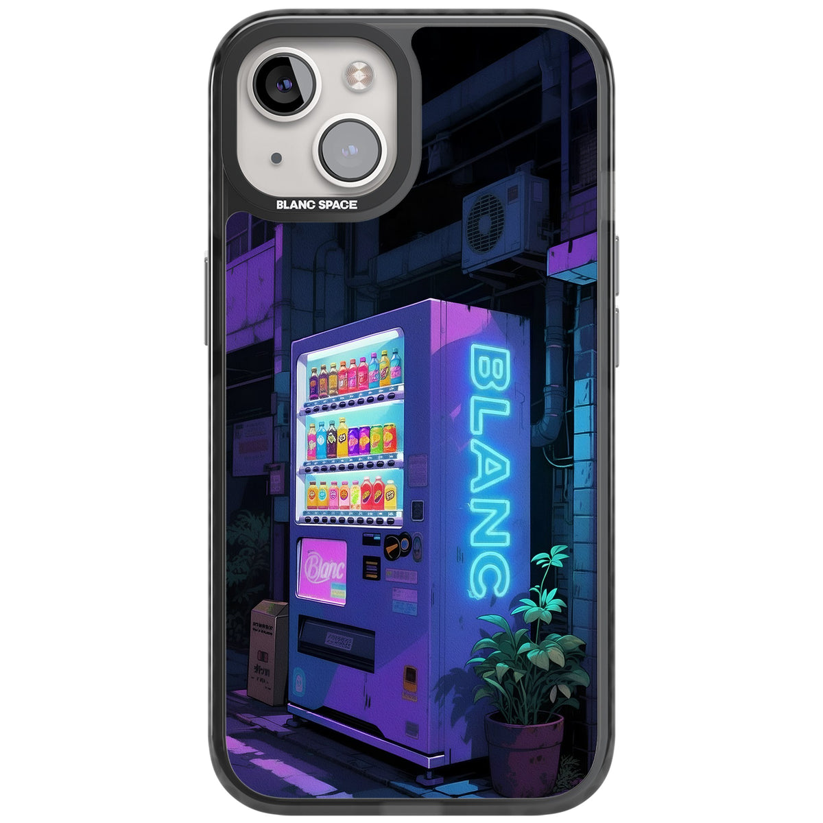 Shibuya Glow iPhone 12 / 12 Pro / iPhone 13 / iPhone 14 / iPhone 14 Plus / iPhone 15 / iPhone 15 Plus Impact Black Phone Case front