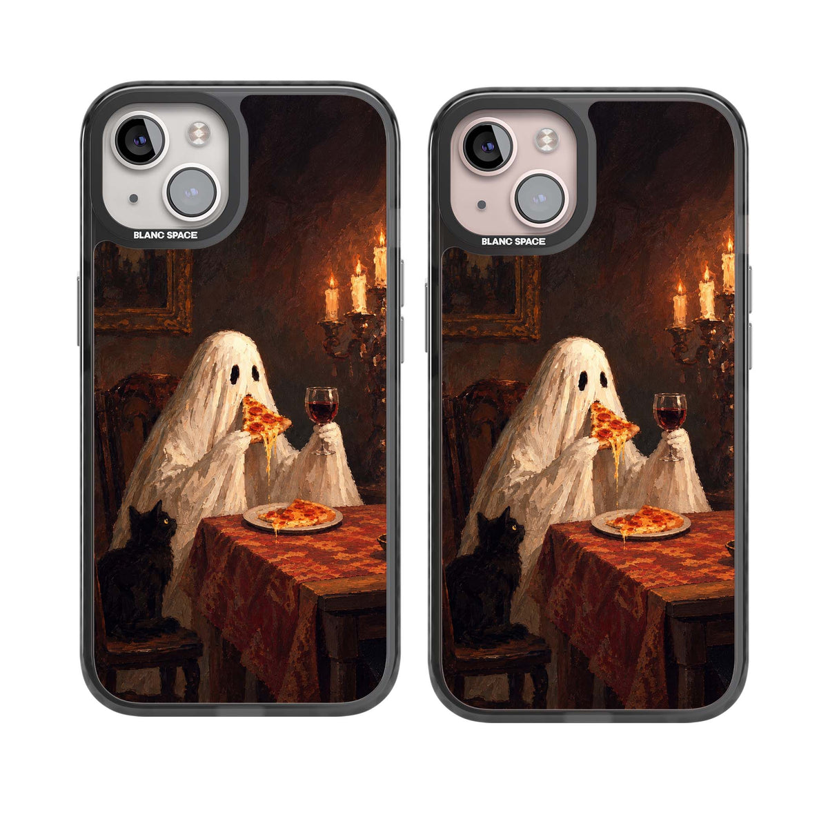 Lonely Night In art iPhone case | Black Impact case for iPhone 13, iPhone 14, iPhone 15