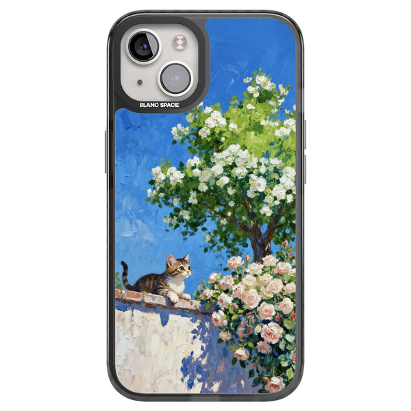 Kitten in Blooming Garden