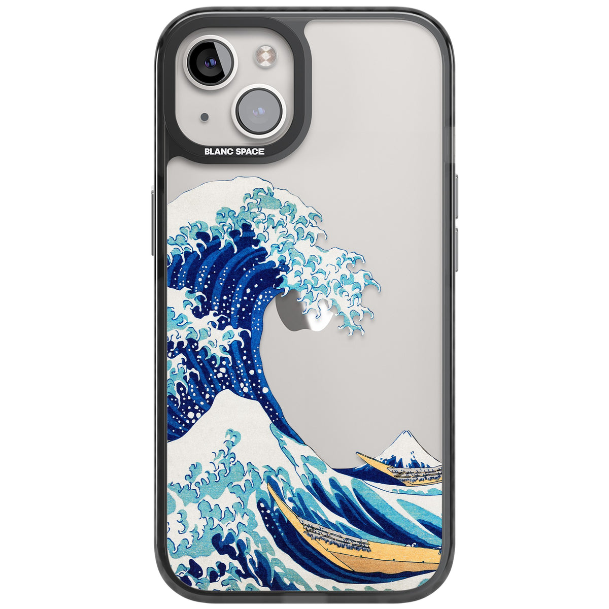 The Great Wave Of Kanagawa iPhone 12 / 12 Pro / iPhone 13 / iPhone 14 / iPhone 14 Plus / iPhone 15 / iPhone 15 Plus Impact Black Phone Case front